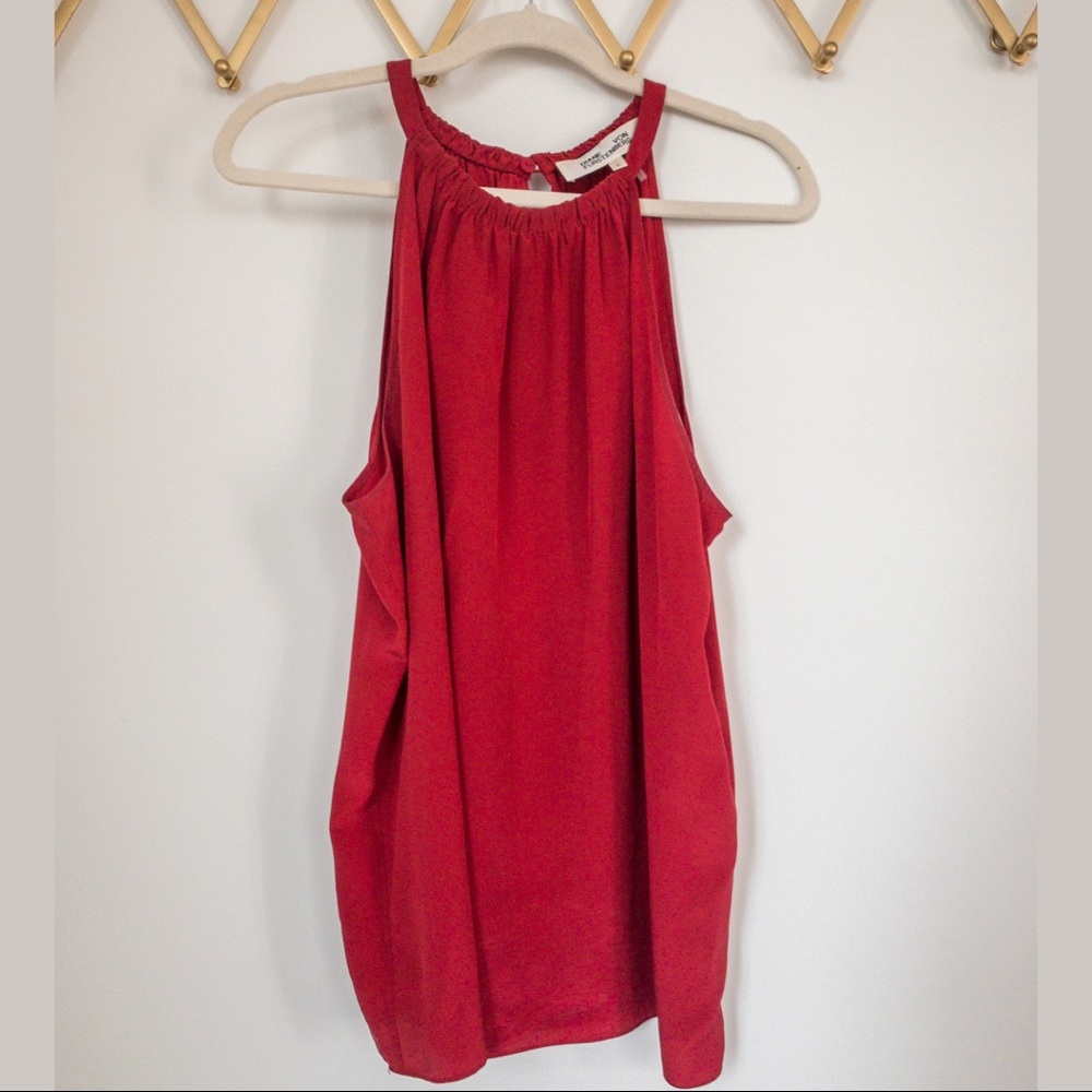 Diane Von Furstenburg Racerback Blouse